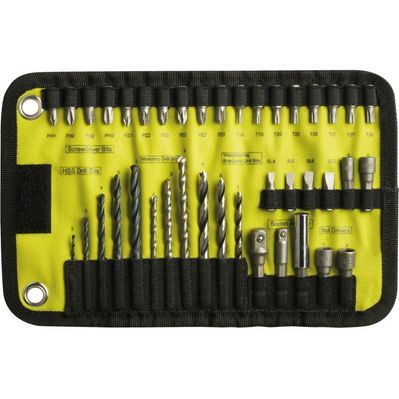 Набір свердл і біт Ryobi RAK40RM 40шт, чохол (5132002264)