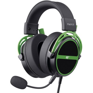 Навушники Havit HV-H2030E Black/Green (6939119067076)
