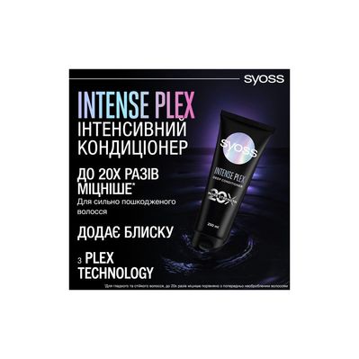 Кондиционер для волос Syoss Intense Plex Conditioner 250 мл (9000101731545)