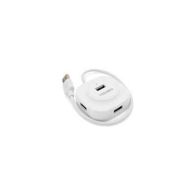 Концентратор VEGGIEG USB 3.0 to 4xUSB 0.3m white (V-U2407)