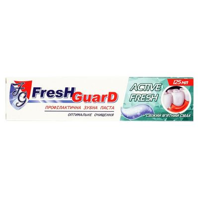 Зубна паста Fresh Guard Active Fresh 125 мл (3800031756023)