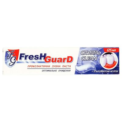 Зубна паста Fresh Guard Crystal Clean 125 мл (3800031756047)