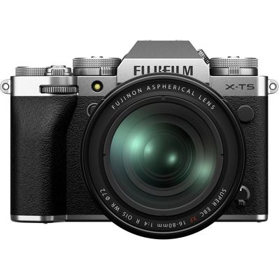 Цифровий фотоапарат Fujifilm X-T5 + XF 16-80 F4 Kit Silver (16939497)
