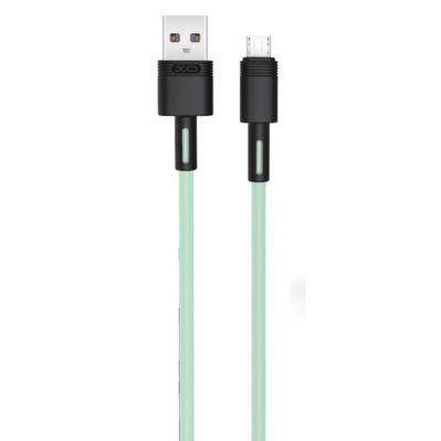 Дата кабель USB 2.0 AM to Micro 5P 1.0m 5A green XO (NB166-M-1-GR)