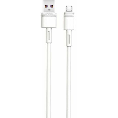 Дата кабель USB 2.0 AM to Micro 5P 1.0m 5A white XO (NB166-M-1-WH)