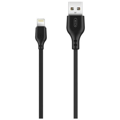 Дата кабель USB 2.0 AM to Lightning 1.0m 2.1A black XO (XO-NB-103-L-1-BK)