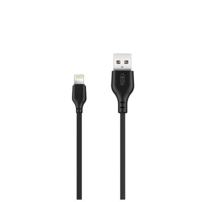 Дата кабель USB 2.0 AM to Lightning 2.0m 2.1A black XO (XO-NB-103-L-2-BK)