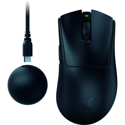 Мишка Razer DeathAdder V4 Pro Wireless/USB Black (RZ01-05330100-R3G1)