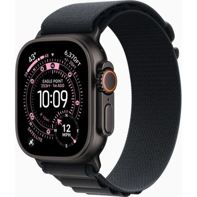Смарт-годинник Apple Watch Ultra 3 GPS + Cellular 49mm Black Titanium Case with Black Alpine Loop - Large (MF0X4QP/A)