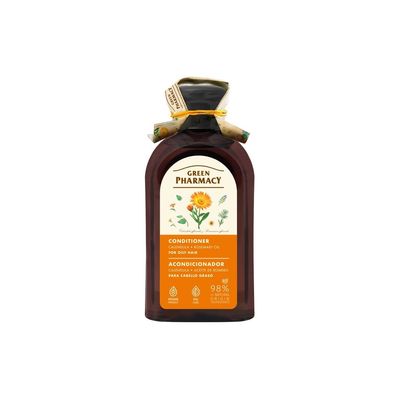 Кондиціонер для волосся Green Pharmacy Для жирного волосся Календула та розмаринова олія 300 мл (4823015934599)