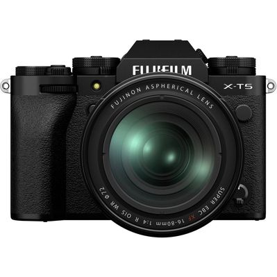 Цифровий фотоапарат Fujifilm X-T5 + XF 16-80 F4 Kit Black (16939332)