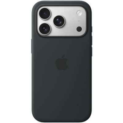 Чохол до мобільного телефона Apple iPhone 17 Pro Silicone with MagSafe Black Model A3559 (MGFK4ZM/A)