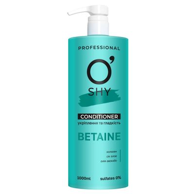 Кондиціонер для волосся O'Shy Betaine Укріплення та гладкість 1000 мл (4820263234945)