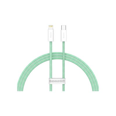 Дата кабель USB-C to Lightning 2.0m 20W green Baseus (CALD000106)