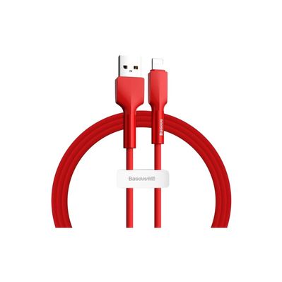 Дата кабель USB 2.0 AM to Lightning 1.0m red Baseus (CALGJ-09)