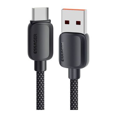 Дата кабель USB 2.0 AM to USB-C 1.0m 100W black Essager (EXC7A-WL01-P)