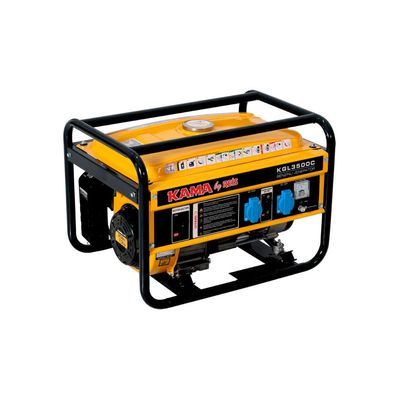 Генератор KAMA KGL3500C, 230V, 50Hz, 3.5kVA/2.8kW, бак 15 л, запуск: ручний (KGL3500C)