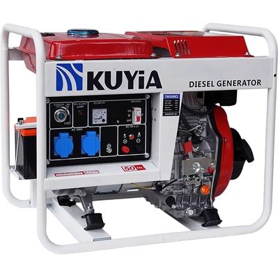 Генератор Kuyia TM3500CL, дизельний, 240V, 50Hz, 2,8-3kW, стартер, 12,5л (KYTM3500CL-1F-220-DA)