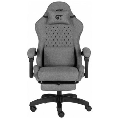 Крісло ігрове GT Racer X-2339 Black/Gray (X-2339 Fabric Black/Gray)