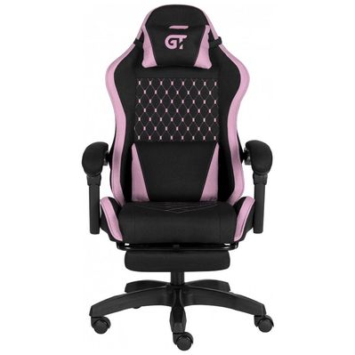 Крісло ігрове GT Racer X-2339 Black/Pink (X-2339 Fabric Black/Pink)