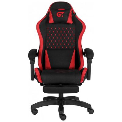 Крісло ігрове GT Racer X-2339 Black/Red (X-2339 Fabric Black/Red)