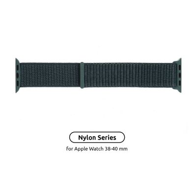 Ремінець до смарт-годинника Armorstandart Nylon Band для Apple Watch 42 (Series 11-10)/41/40/38 Pine Green (ARM56842)