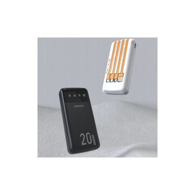 Батарея универсальная Dudao K6Pro+ 20000mAh 10W with USB-C/Lightning/MicroUSB/USB-A cables (6977196682409)