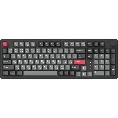 Клавіатура GamePro Asgard Drakkar Keychron Super Red Switch Wireless/Bluetooth/USB UA Black (MK305BK)