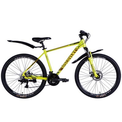 Велосипед Discovery 26" BASTION DD рама-18" AL 2025 жовтий (OPS-DIS-26-622)