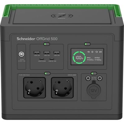 Зарядна станція Schneider Electric 500, 517Wh (PPS500-GR)