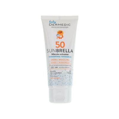Засіб від засмаги Dermedic Sunbrella Baby Сонцезахисне молочко для дітей SPF50 100 мл (5901643170592)