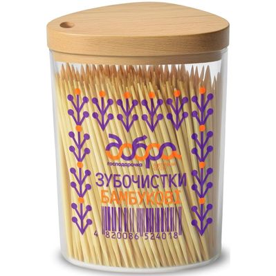 Зубочистки Добра Господарочка Бамбукові Колекція Вибійка 350 шт. (4820086524018)